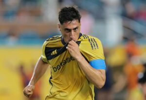 Merentiel habló de su buen momento en Boca