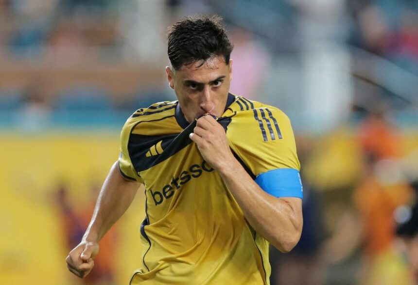 Merentiel habló de su buen momento en Boca