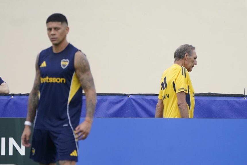 Russo habló de la situación de Marcos Rojo en Boca
