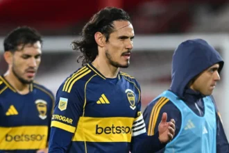 Edinson Cavani y unos números pésimos en Boca