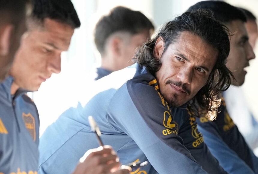 Edinson Cavani, diferenciado a la espera del debut del Clausura