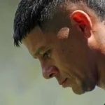 Marcos Rojo se fue del entrenamiento de Boca