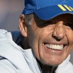 Russo en una de sus primeras prácticas desde su regreso a Boca
