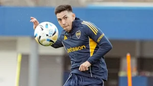 Alan Velasco marcó su primer gol en Boca