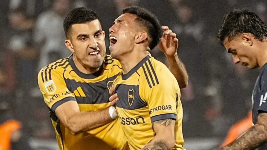 Alan Velasco se emocionó tras marcar su primer gol en Boca