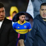 La interna de Battaglia con Riquelme por Alan Varela