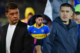 La interna de Battaglia con Riquelme por Alan Varela