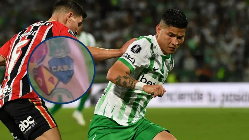 El tatuaje de Campuzano del escudo de Boca