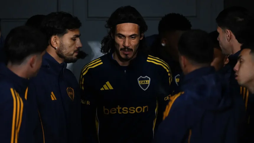 Cavani se cruzó con Úbeda