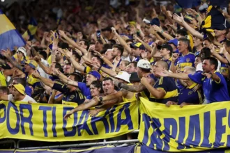 La hinchada de Boca en el Mundial de Clubes
