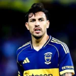 Leandro Paredes en el partido contra Banfield
