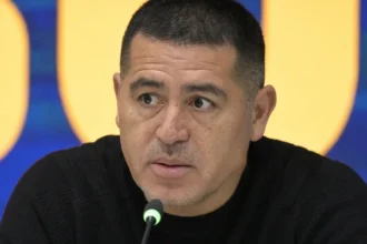 Riquelme en conferencia de prensa