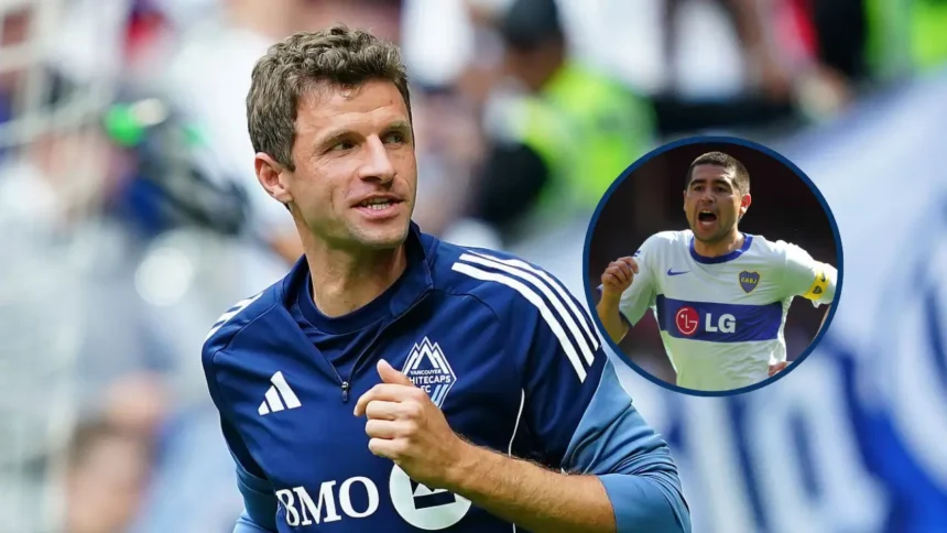 Thomas Müller elogió a Riquelme